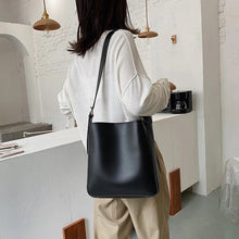 Laden Sie das Bild in den Galerie-Viewer, Damen modische Eimertasche mit großem Fassungsvermögen