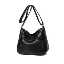 Laden Sie das Bild in den Galerie-Viewer, Damen multifunktionale Umhängetasche aus weichem Leder