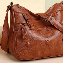 Laden Sie das Bild in den Galerie-Viewer, Damen multifunktionale Umhängetasche aus weichem Leder
