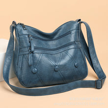 Laden Sie das Bild in den Galerie-Viewer, Damen multifunktionale Umhängetasche aus weichem Leder