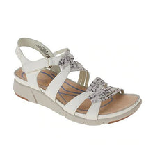 Laden Sie das Bild in den Galerie-Viewer, Damen orthopädische sportliche Sandalen mit Riemchen