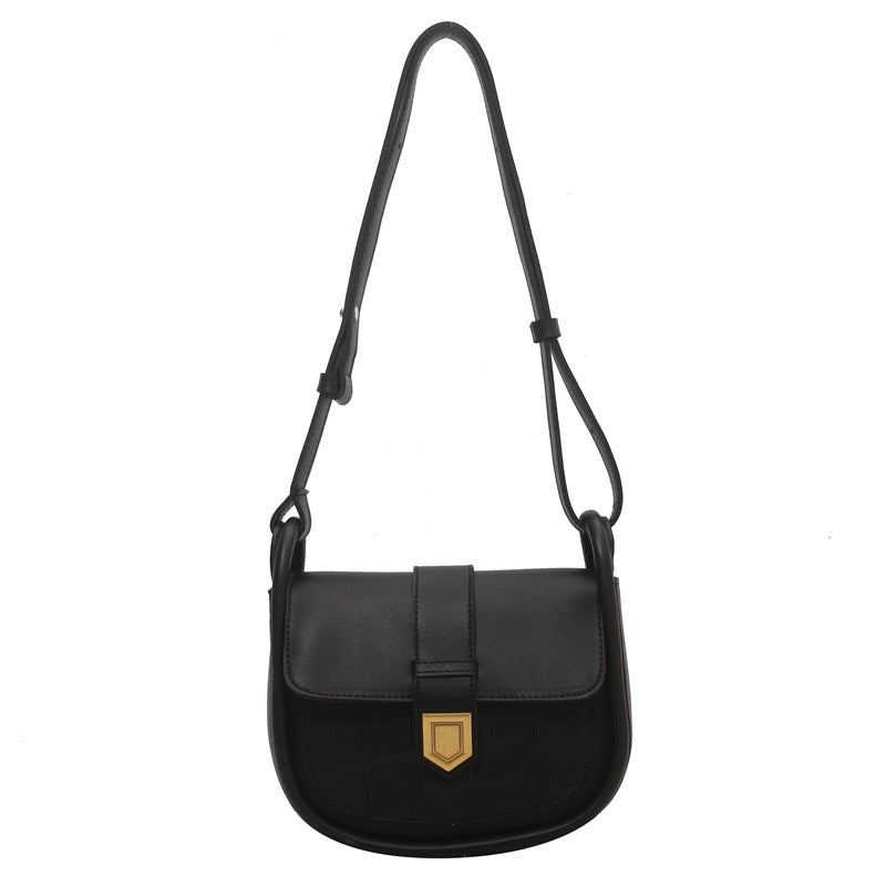 Damen stilvolle Umhängetasche mit Schnallenverschluss