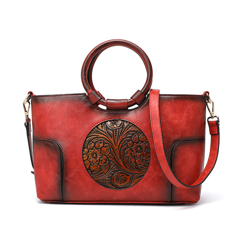 Damen trendige kleine quadratische Handtasche Schultertasche