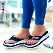 Laden Sie das Bild in den Galerie-Viewer, Damen dicke Sandalen mit Strass