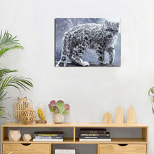 Laden Sie das Bild in den Galerie-Viewer, Dreidimensionale Leoparden-Diamantmalerei