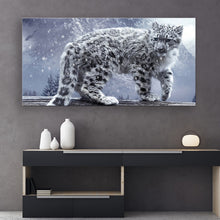 Laden Sie das Bild in den Galerie-Viewer, Dreidimensionale Leoparden-Diamantmalerei