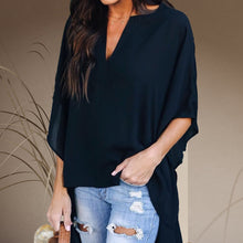 Laden Sie das Bild in den Galerie-Viewer, Einfache Stilvolle Und Lockere Bluse