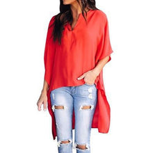 Laden Sie das Bild in den Galerie-Viewer, Einfache Stilvolle Und Lockere Bluse