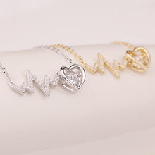 Laden Sie das Bild in den Galerie-Viewer, Einfache Und Kreative EKG-Halskette