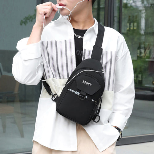 Einfache wasserdichte Brusttasche für Herren