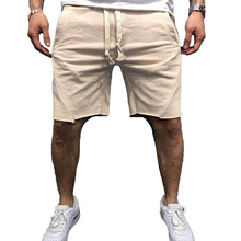 Laden Sie das Bild in den Galerie-Viewer, Einfarbige Atmungsaktive Sommer-Sportshorts