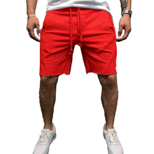 Laden Sie das Bild in den Galerie-Viewer, Einfarbige Atmungsaktive Sommer-Sportshorts