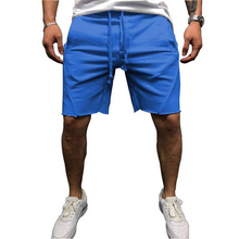 Laden Sie das Bild in den Galerie-Viewer, Einfarbige Atmungsaktive Sommer-Sportshorts