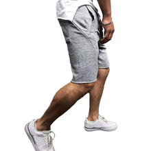 Laden Sie das Bild in den Galerie-Viewer, Einfarbige Atmungsaktive Sommer-Sportshorts