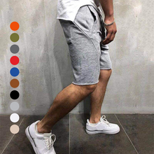 Laden Sie das Bild in den Galerie-Viewer, Einfarbige Atmungsaktive Sommer-Sportshorts