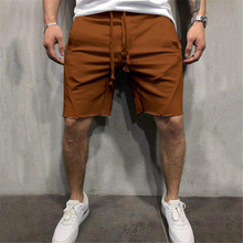 Laden Sie das Bild in den Galerie-Viewer, Einfarbige Atmungsaktive Sommer-Sportshorts