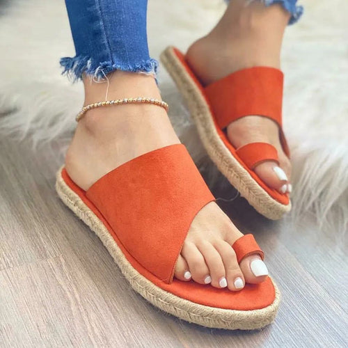 Einfarbige Einfache Sommer-Strandsandalen