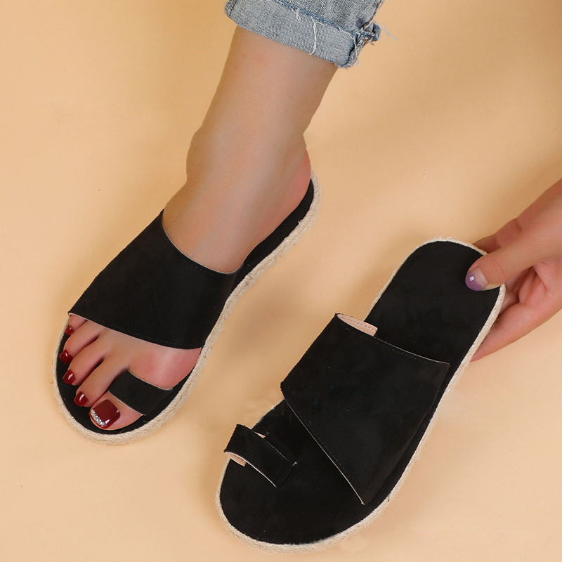 Einfarbige Einfache Sommer-Strandsandalen