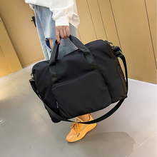 Laden Sie das Bild in den Galerie-Viewer, Einfarbige Faltbare Reisetasche