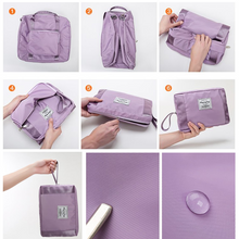 Laden Sie das Bild in den Galerie-Viewer, Einfarbige Faltbare Reisetasche