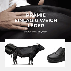 Einfarbige Freizeitschuhe Aus Leder Für Frühling Und Herbst