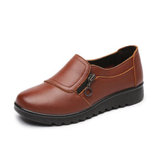 Laden Sie das Bild in den Galerie-Viewer, Einfarbige Freizeitschuhe Aus Leder Für Frühling Und Herbst