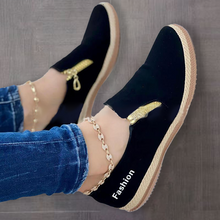 Laden Sie das Bild in den Galerie-Viewer, Einfarbige Freizeitschuhe mit Reißverschluss für Damen