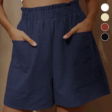 Laden Sie das Bild in den Galerie-Viewer, Einfarbige Lässige Strandshorts Für Damen