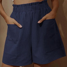 Laden Sie das Bild in den Galerie-Viewer, Einfarbige Lässige Strandshorts Für Damen