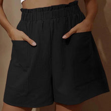 Laden Sie das Bild in den Galerie-Viewer, Einfarbige Lässige Strandshorts Für Damen