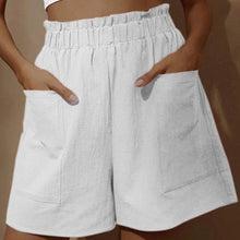 Laden Sie das Bild in den Galerie-Viewer, Einfarbige Lässige Strandshorts Für Damen