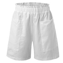 Laden Sie das Bild in den Galerie-Viewer, Einfarbige Lässige Strandshorts Für Damen
