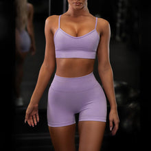Laden Sie das Bild in den Galerie-Viewer, Einfarbige Sexy Yoga-Kleidung Im Sportstil
