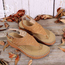 Laden Sie das Bild in den Galerie-Viewer, Einfarbige Sommer-Sandalen Mit Schnalle