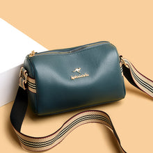 Laden Sie das Bild in den Galerie-Viewer, Einfarbige Trendige Umhängetasche Aus Weichem Leder