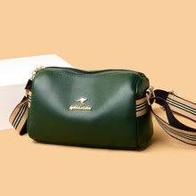 Laden Sie das Bild in den Galerie-Viewer, Einfarbige Trendige Umhängetasche Aus Weichem Leder