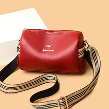 Laden Sie das Bild in den Galerie-Viewer, Einfarbige Trendige Umhängetasche Aus Weichem Leder