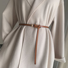 Laden Sie das Bild in den Galerie-Viewer, Einfarbiger Ledergürtel Für Damen