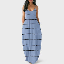 Laden Sie das Bild in den Galerie-Viewer, Einfarbiges Sommer-Strandkleid Mit Strapsen