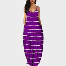 Laden Sie das Bild in den Galerie-Viewer, Einfarbiges Sommer-Strandkleid Mit Strapsen