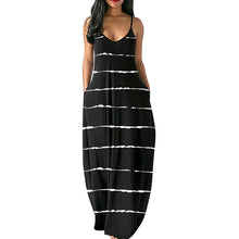 Laden Sie das Bild in den Galerie-Viewer, Einfarbiges Sommer-Strandkleid Mit Strapsen