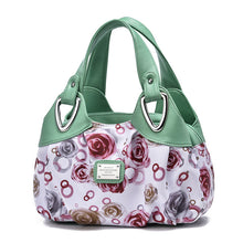 Laden Sie das Bild in den Galerie-Viewer, Elegante Handtasche Mit Blumenmuster