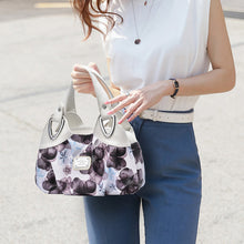 Laden Sie das Bild in den Galerie-Viewer, Elegante Handtasche Mit Blumenmuster