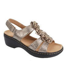 Laden Sie das Bild in den Galerie-Viewer, Erhöhende Sommersandalen Für Damen