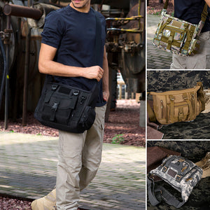Wasserdichte Umhängetasche mit mehreren Taschen