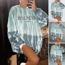 Laden Sie das Bild in den Galerie-Viewer, Bedrucktes Lockeres Sweatshirt für Damen