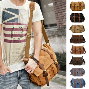 Mode Retro Segeltuch Herren Freizeittasche