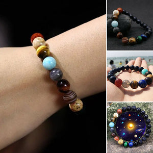 Buntes Armband mit Sternenhimmel des Sonnensystems