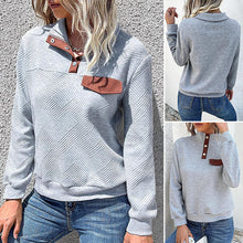 Laden Sie das Bild in den Galerie-Viewer, Sweatshirt mit Stehkragen