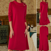 Laden Sie das Bild in den Galerie-Viewer, Vintage französisches Strickkleid